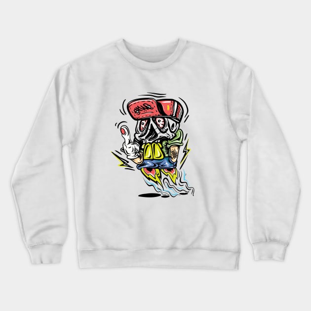 ghost Crewneck Sweatshirt by JunkJosh